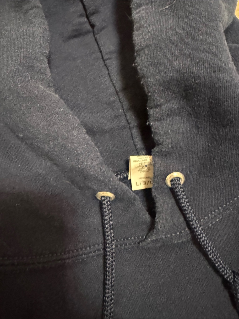 NASA Logo Pullover Hoodie in Navy Blue - Picture 4 of 5